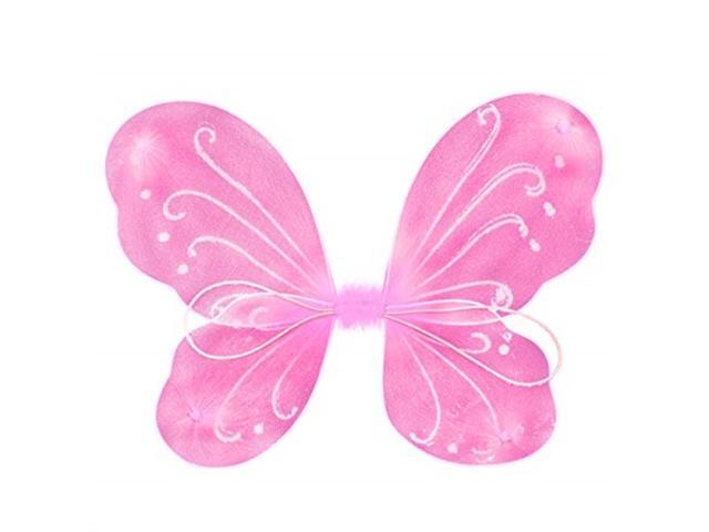 butterfly craze fairy butterfly wings party favor (pink)