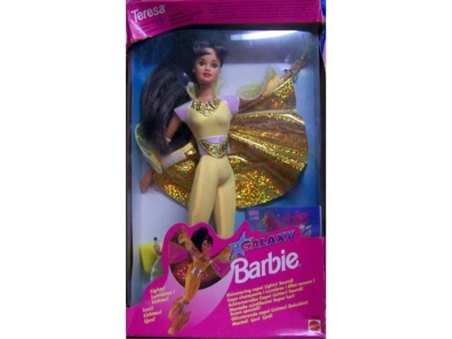 Barbie Flying Hero Teresa Doll galaxia galaxie w Shimmering cape Lights & Sounds (1995) by Mattel