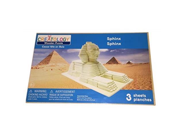 UPC 696736000812 product image for creatology 3D Wooden Puzzle Sphinx (8.8' x 3.7' x 4.5') | upcitemdb.com
