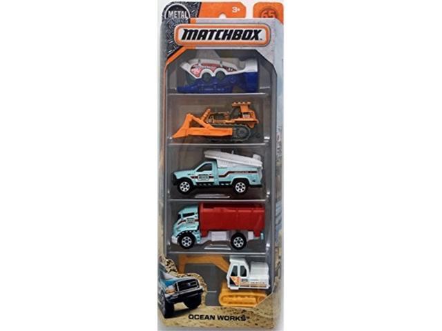 UPC 716202020646 product image for Matchbox 2018 Ocean Works 1:64 Scale 5-Pack | upcitemdb.com