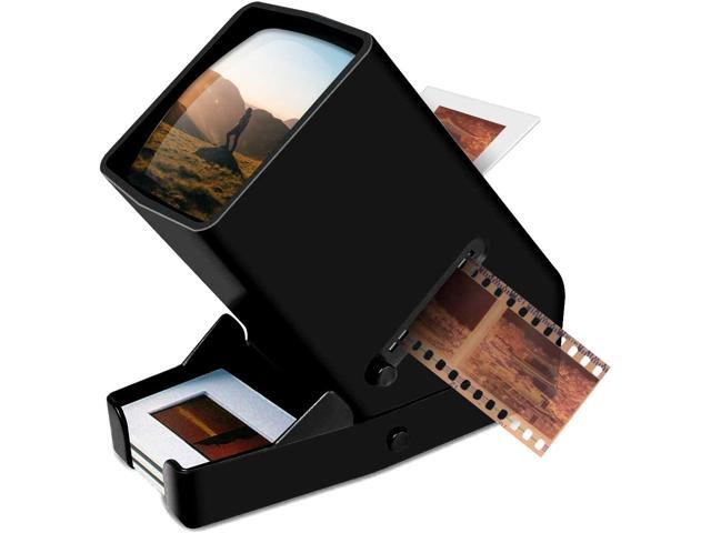DIGITNOW 35mm Slide Viewer 3X Magnification and Desk Top LED Lighted Illuminated Viewing Battery Operation-for 35mm Slides & Positive Film