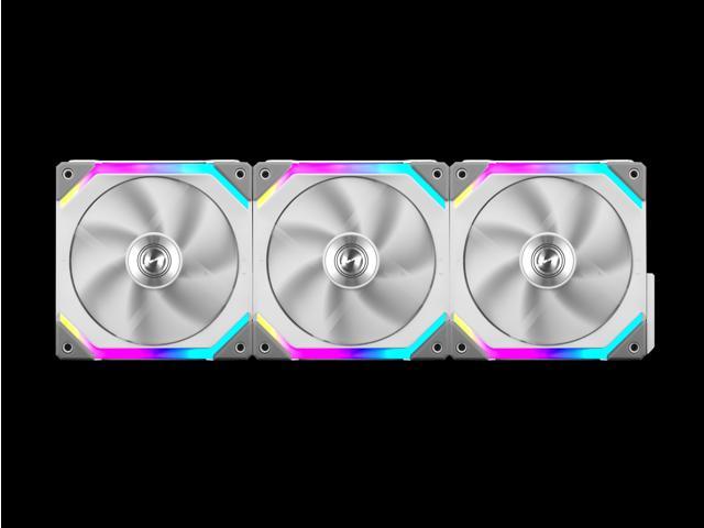 NeweggBusiness LI UNI FAN SL120 RGB 3x Fan Pack with Controller - UF-SL120-3W