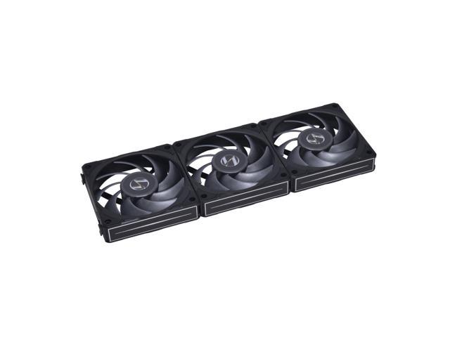 Lian Li UNI Fan SL120 RGB Black 3x 12cm Fan Pack with Controller -  UF-SL120-3B 