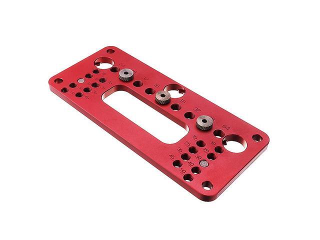 Aluminum Alloy Knob and Pull Cabinet Hardware Jig Adjustable Door Drawer Handle Knob Pull Drill Template Woodworking Tool