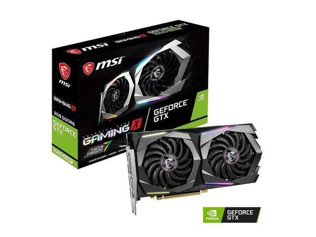 MSI Gaming GeForce GTX 1660 Super 192-bit HDMI/DP 6GB GDRR6 HDCP Support DirectX 12 Dual Fan VR Ready OC Graphics Card (GTX 1660 Super Gaming X)