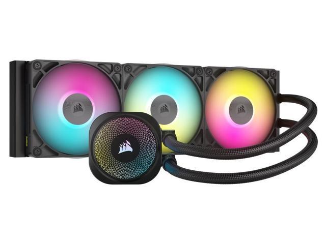 CORSAIR iCUE LINK TITAN 360 RX RGB Liquid CPU Cooler - RX120 RGB Fans - Fits Intel LGA 1851/1700, AMD AM5/AM4 - iCUE LINK ...