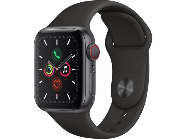 UPC 190199282438 product image for APPLE WATCH S5 40 SG AL BLK SP CEL | upcitemdb.com