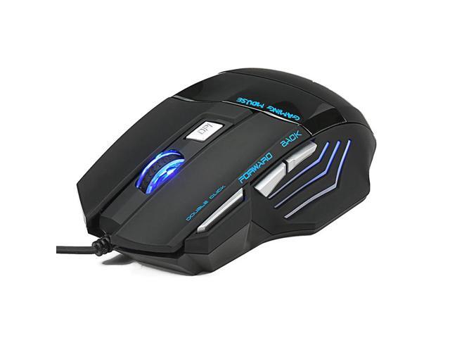 Computer Accessories Cool 5500 DPI 7 Button LED Optical USB Wired Gaming Mouse Mice For Pro Gamer New