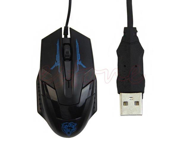 New Wired X5 USB 3D Optical Gaming Game Mouse Mice 1600 DPI For Laptop PC