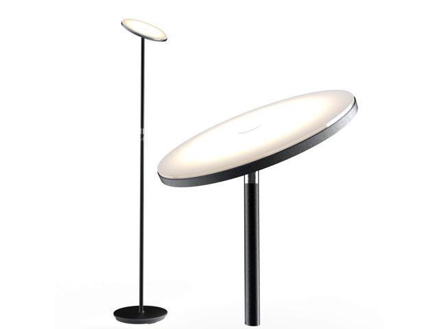 Nekteck LED Floor Lamp Bright Lighting Torchiere Floor Lamps for Living Rooms Bedrooms and Office with Modern Design and Touch Control Tall