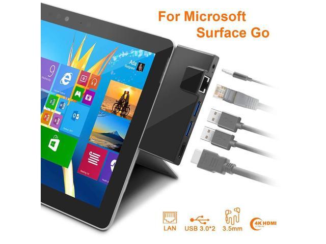 Rocketek Surface Go Docking Station USB C Hub HDMI Adapter 5 in 1 Type C Hub with 1000M RJ45 Ethernet 4K USB C to HDMI 2 USB 30 Ports