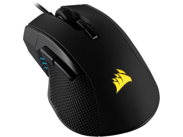 CORSAIR IRONCLAW RGB FPS/MOBA Gaming Mouse Black Backlit RGB LED 18000 dpi Optical