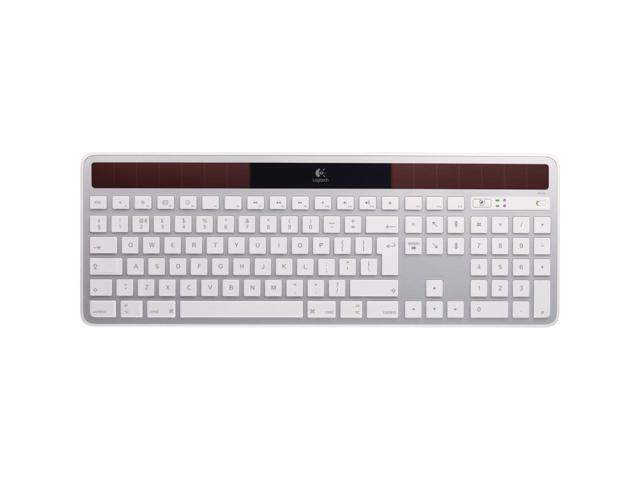 Logitech K750 24GHz Wireless Solar Powered Keyboard for Mac- White