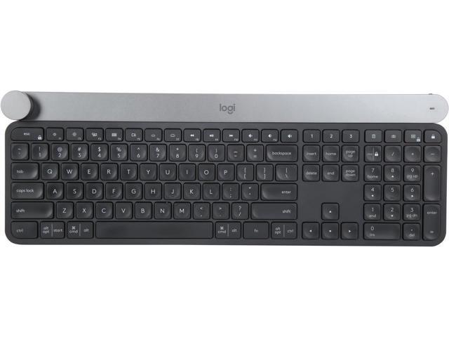 Logitech Craft Wireless Keyboard for Precision Creativity and Productivity - 920-008484 (Dark Gray)