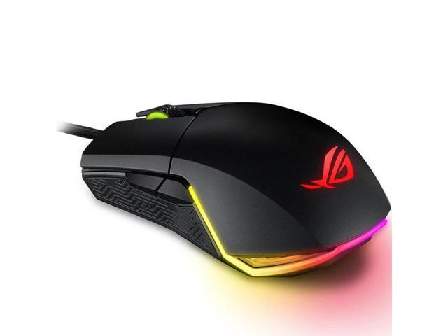 ASUS ROG Pugio Aura RGB USB Wired Optical Ergonomic Ambidextrous Gaming Mouse