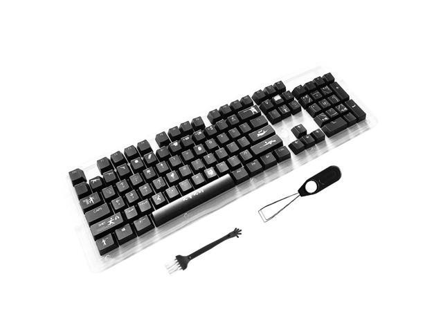 104 Keys Keyboard Keycap Set ABS Backlit Key Cap for Mechanical Keyboards