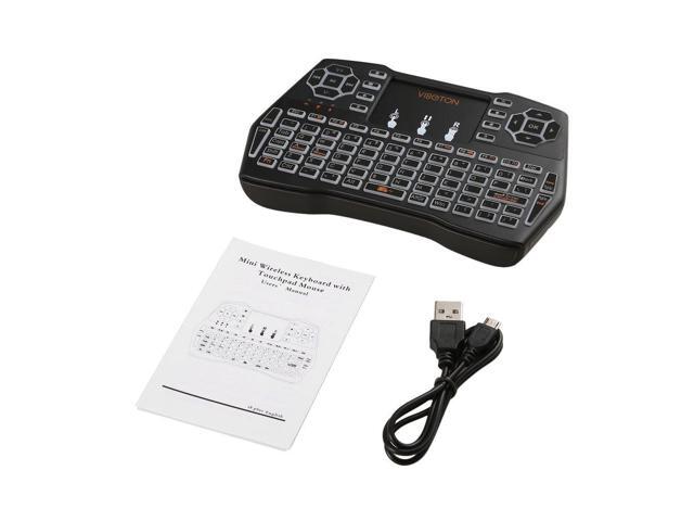 I8-Plus Mini Wireless Keyboard Mouse Multi-touch Remote with Backlight