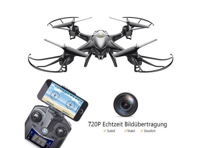 Holy Stone HS200 Drone with HD FPV Camera 720P for Adults Kids Beginner Quadcoper with Auto Hover Voice Control Headless Mode Gravity Control