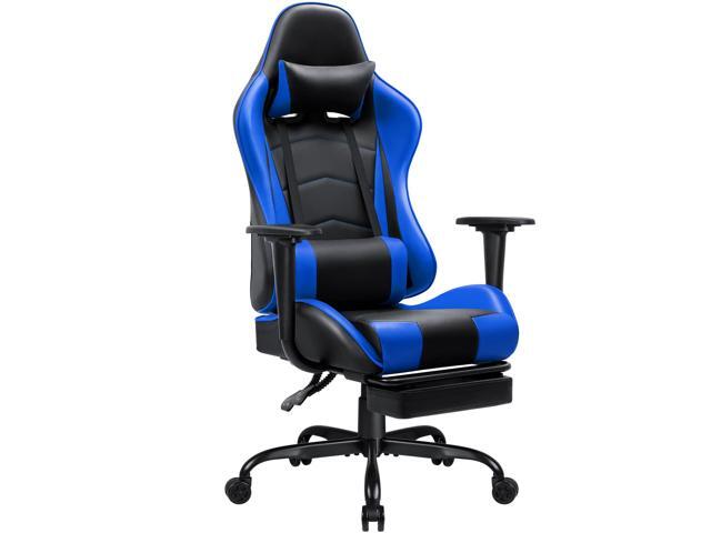 Homall High-back Recliner Gaming Chair Swivel Office Chair PU Leather Adjustable Height Racing Style Computer Chair with Lumber Support Ergonomic