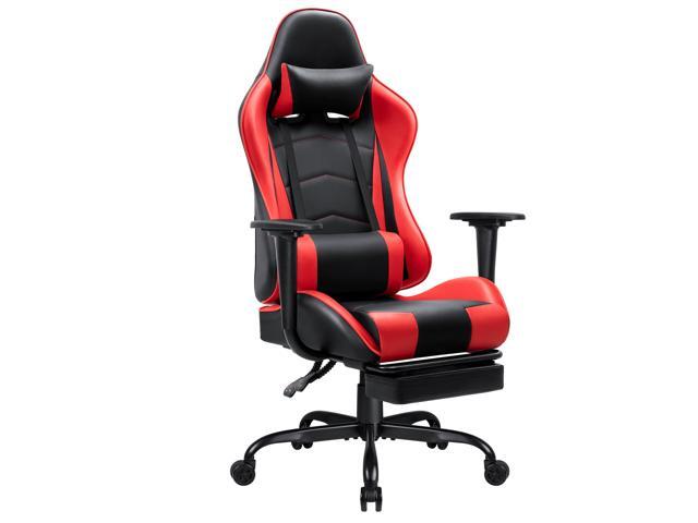 Homall High-back Recliner Gaming Chair Swivel Office Chair PU Leather Adjustable Height Racing Style Computer Chair with Lumber Support Ergonomic