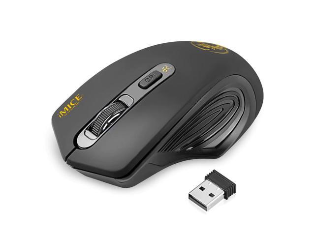 Wireless Mouse 2000DPI Adjustable USB 30 Receiver Optical Computer Mouse 24GHz Gaming Mice Ergonomic Design For Laptop