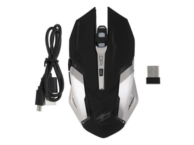 Professional 6 Buttons Wireless Optical Mouse Gamer Computer Mice Adjustable DPI Mouse with Colorful Backlight