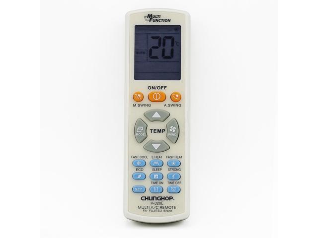 good quality A/C controller Air Conditioner conditioning remote control CHUNGHOP FAST COOL HEAT For fujitsu k-320e all model use