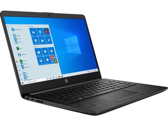 HP 14 Notebook Slim Laptop 14' HD Anti-glare Micro-edge Widescreen AMD Athlon Silver 3050U 4GB RAM 128GB PCIe SSD Bluetooth Webcam Type-C