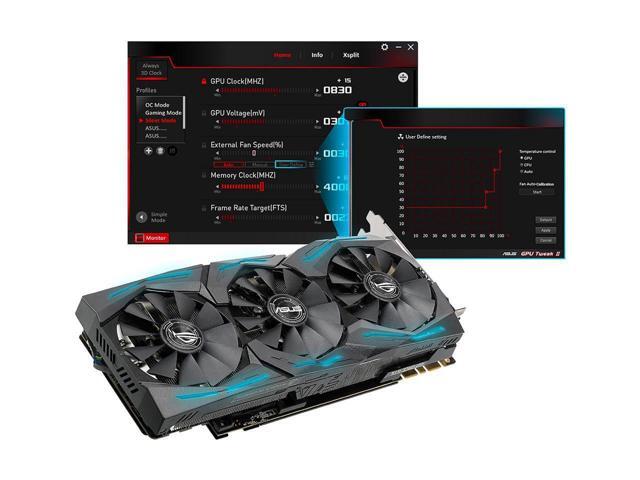 ASUS GTX1080ti動確済 NeweggBusiness - ASUS ROG GeForce GTX 1080 Ti DirectX 12 ROG-STRIX