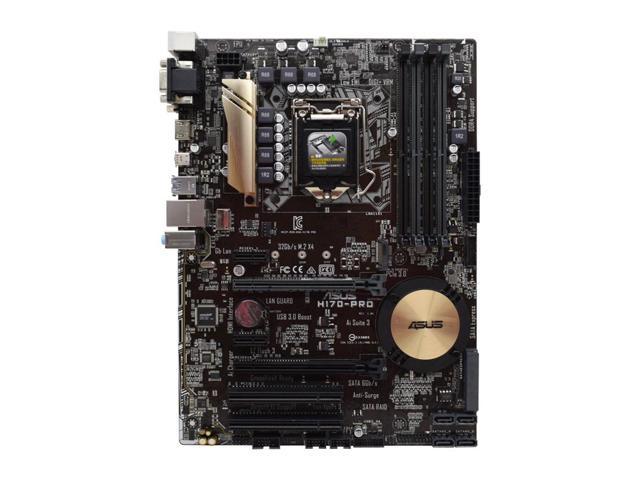 NeweggBusiness - ASUS H170-PRO LGA 1151 Intel H170 DDR4 HDMI SATA