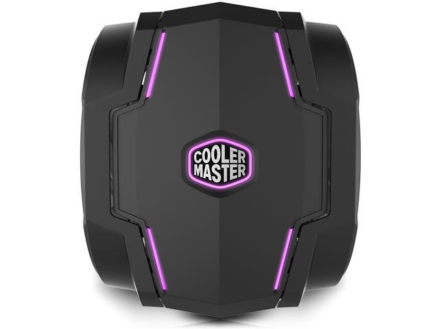 Cooler Master T610P CPU Air Cooler Support I9 LGA 2066 2011-V3 1151 AM4 6 Heat pipes 12CM Dual Fans Sync with ASUS AURA MSI Mystic GIGABYTE