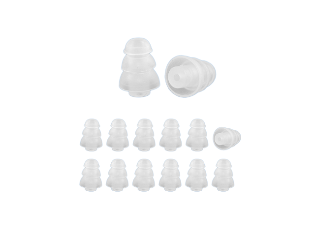 Triple flange ear tips compatible with most Klipsch in ear headphones; Klipsch ear tips (see list of compatible models)