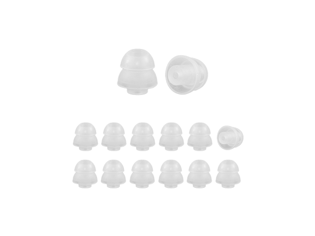 Double flange ear tips with 2mm connection hole diameter fits most Etymotic Research Klipsch Shure & Westone earphones (please verify specific