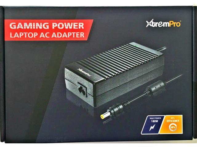 XtremPro Laptop Gaming Power AC Adapter w/ Power Supply Cord Extra Long 84ft 19V 95A 180W 100 - 240V 029 x 02' Plug Tip 65' x 325'