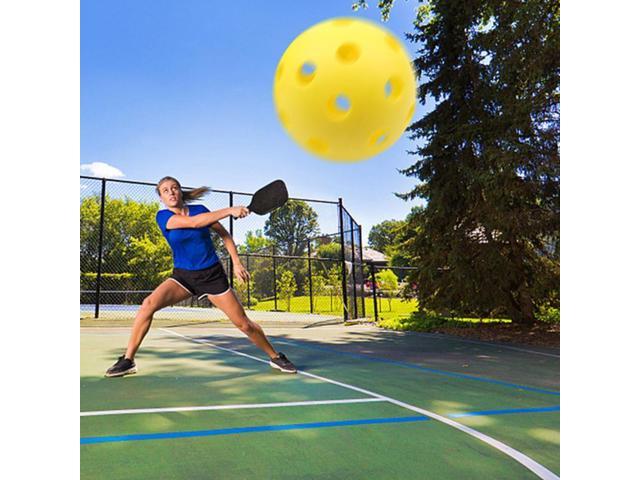 3pcs Hollow Out Sports Pickleball Set Accessories Outdoor Practice Fun Airflow Round Shape Lightweight Training Durable