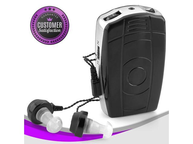 Digital Personal Sound and Voice Amplifier with Single Ear and Double Ear Headphone Earbuds with Microphones The Best Hearing Adult Listening Device