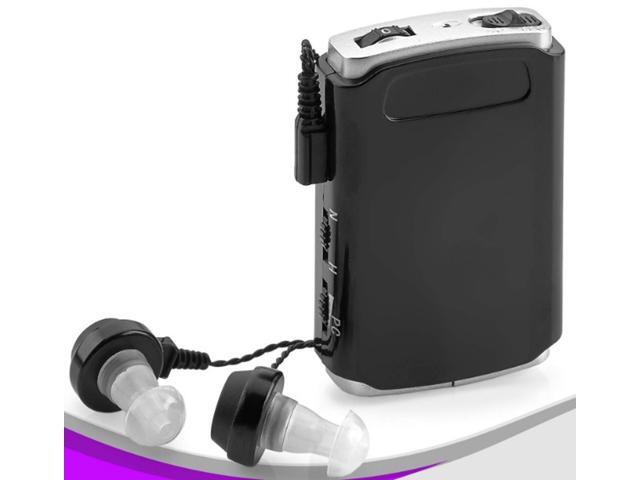 MEDca Personal Pocket Hearing Sound Amplifier with Headphone and Microphone Set