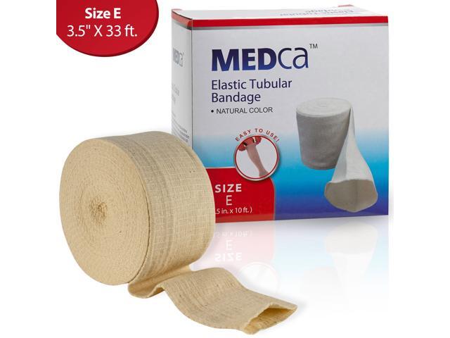 Elastic Tubular Support Bandage Size E 10M Box - Natural Color (35' X 33 feet ) For Large Knee Support Bandage -Medium Thigh Cotton Spandex