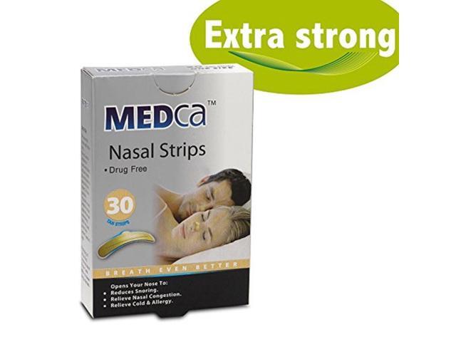 MEDca Adult Tan Nasal Strips Relieves and Opens Nasal Passages Pack of 30 (EXTRA STRONG)