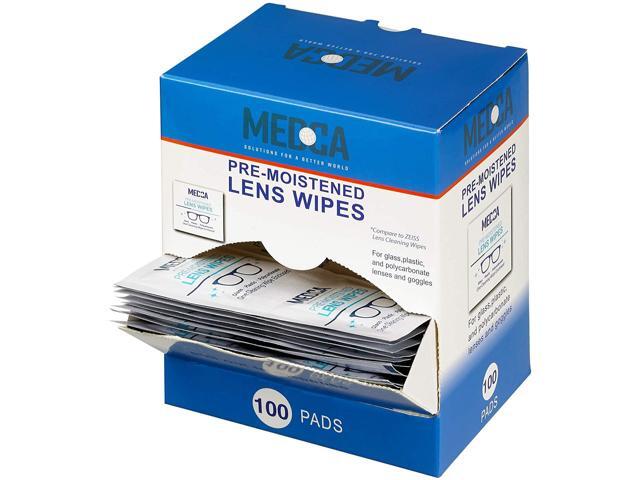 Premoistened Lens and Glass Cleaning Wipes - Portable Travel Cleaner for Glasses Camera Cell Phone Smartphone and Tablet - Disposable Quick