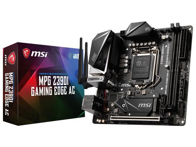 MSI MPG Z390I GAMING EDGE AC Socket LGA1151 Intel Z390 Mini-ITX Motherboard