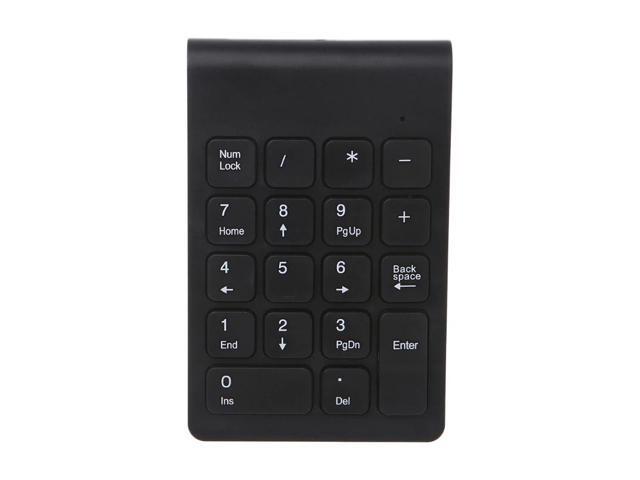 Portable 24G Wireless Digital Keyboard USB Number Pad 18 Keys Numeric Keypad