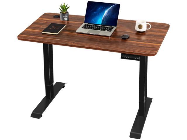 Furmax Electric Standing Desk Height Adjustable Desk Sit Stand Home Office Desk Ergonomic Computer Workstation with Preset Height Memory Controller