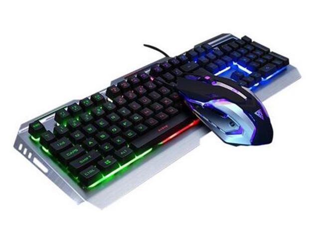 MOUSE KEYBOARD SET V1 Wired Backlit illuminated Usb Gaming Keyboard 3200DPI Gaming Mouse Gamer Laptop Computer Mouse