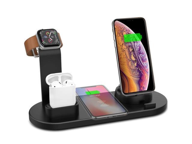3 in 1 Wireless Charger 15W Dock Holder Qi Fast for Apple Watch Mounts Stand for iPhone XR/XS/XS Max/X/8/8 Plus Fast Charger for Airpods Charging