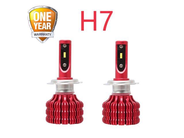 2PCs H7 Car Headlight Bulb 20000 Lumen Canbus X9 H4 LED H7 White Light 6500K H7 Car Headlamp H7