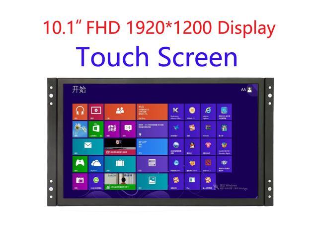 10 inch Industrial Display Touch Monitor 1920*1200 FHD Wide View Open Frame Capacitive Touch Screen 101 inch Touch Display with VGA/HDMI Speakers