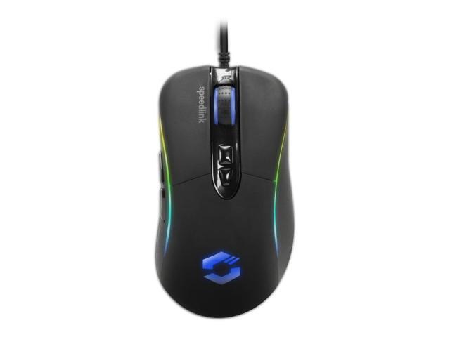 SPEEDLINK Sicanos 10000dpi RGB Gaming Mouse with RGB Lighting Black (SL-680013-BK)