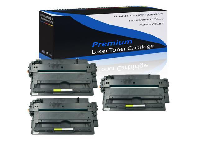 3 Pk Cf214a 14A Black Toner Cartridge For Hp Laserjet Enterprise 700 Mfp M725z