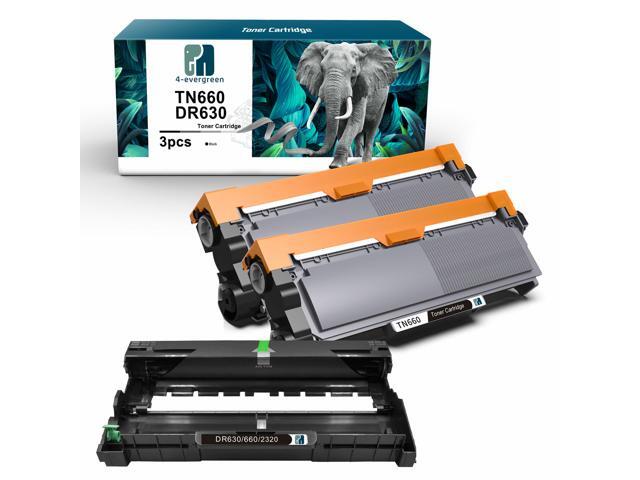 DR630 Drum Unit + 2 x TN660 Toner For Brother HL-L2320D HL-L2340DW HL-L2360DW
